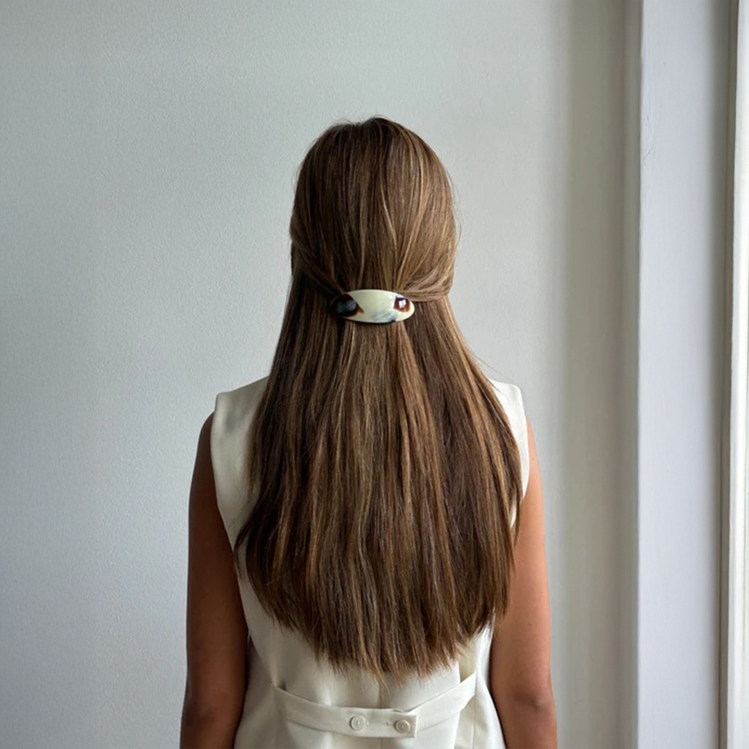 Pico (�ԥ�) Mie Hair Barrette �쥪/�ե��쥹��/�٥꡼MOP/����MOP �̲�/�إ����������꡼/�Х�å�