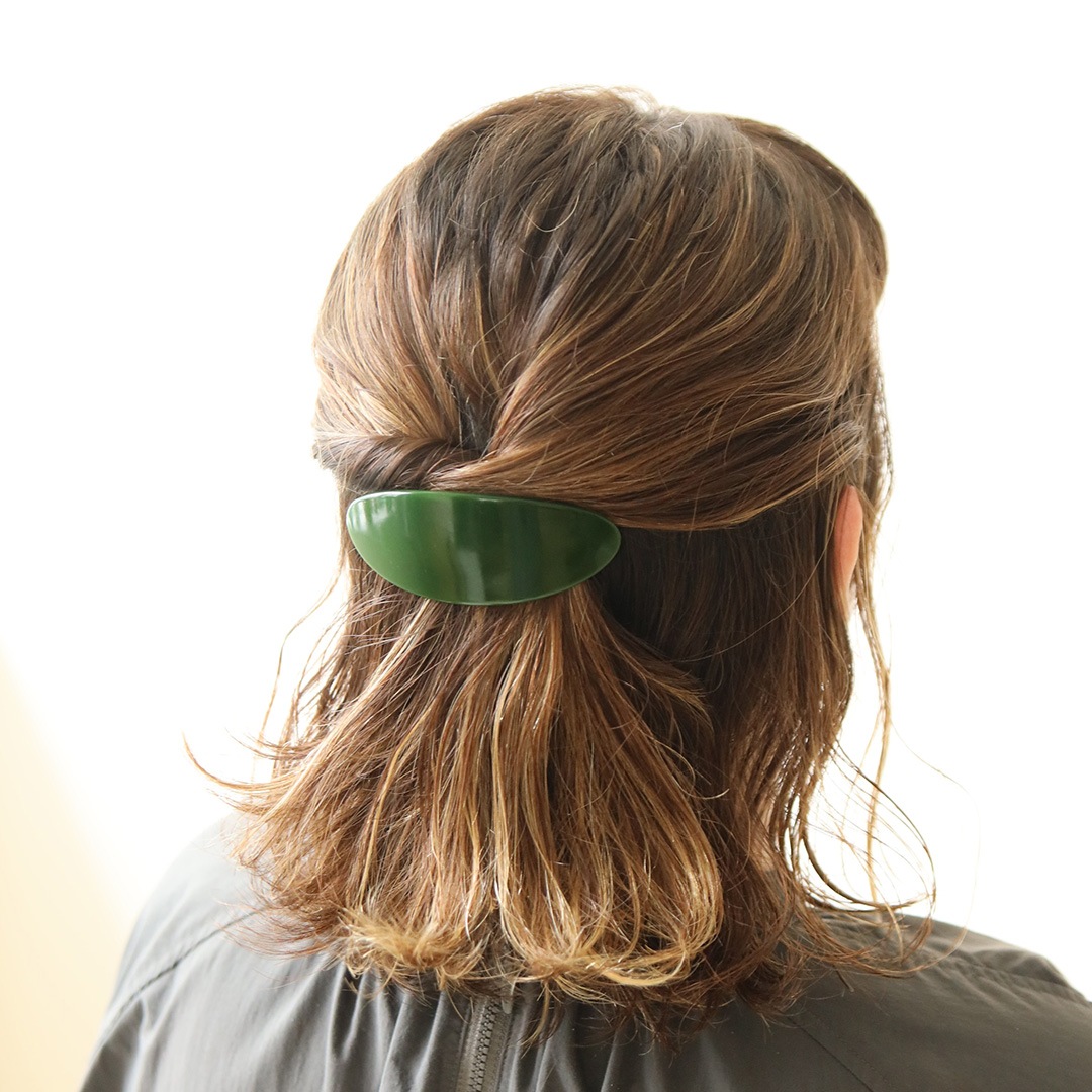 Pico (�ԥ�) Mie Hair Barrette �쥪/�ե��쥹��/�٥꡼MOP/����MOP �̲�/�إ����������꡼/�Х�å�