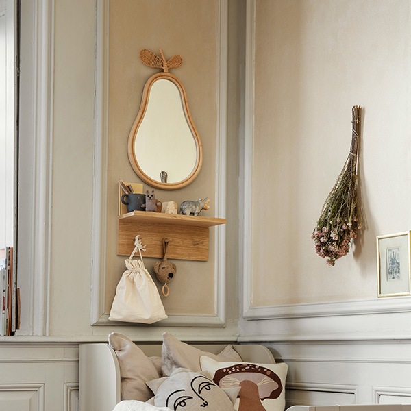 お取り寄せ】Ferm Living (ファームリビング) Mirror (鏡) 洋ナシ 北欧