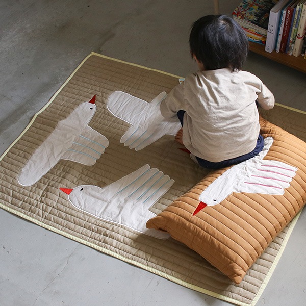 Ferm Living Bird Quilted Blanket �С��� ����ȥ֥�󥱥å� �ץ쥤�ޥå� �̲� ����ƥꥢ �Ҷ����� �ե������ӥ� ������������Ź�ʡڤ����󤻡�