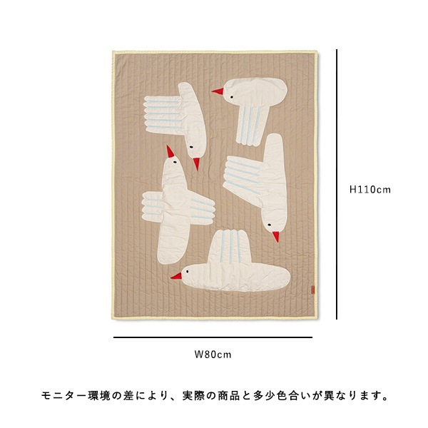 Ferm Living Bird Quilted Blanket �С��� ����ȥ֥�󥱥å� �ץ쥤�ޥå� �̲� ����ƥꥢ �Ҷ����� �ե������ӥ� ������������Ź�ʡڤ����󤻡�