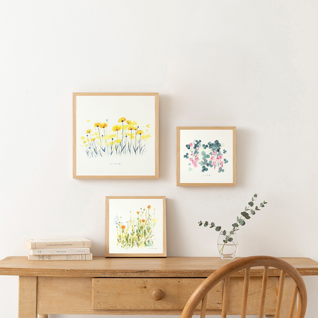 アートポスター　「DAYTON’S GALLERY••• 」 a good view (ア・グッド・ビュー) ポスター 20×20 一柳綾乃