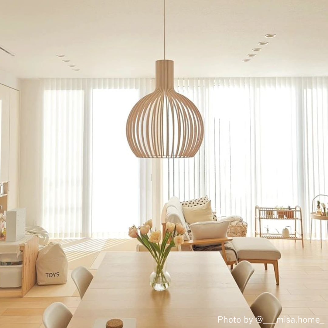 SECTO DESIGN  OCTO4240 バーチ Octo 4240 Pendant by Secto Design | 4240BK8FTE26 | SEC75602