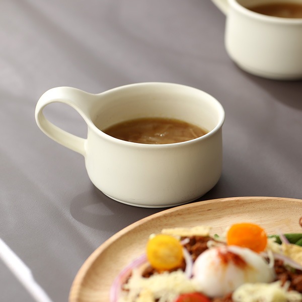 Kozスープマグ アイボリーマット スープカップ ティーカップ デザートカップ サラダボウル 和洋食器 北欧雑貨 インテリアのオンラインショップ Kozlife