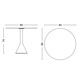 ڤ󤻡HAY (إ) Palissade Cone Table ѥꥵ ơ֥ 90cm 󥹥饵/꡼ ڼ