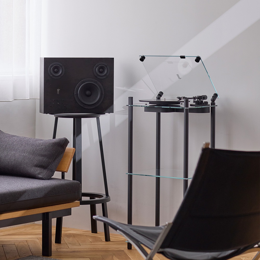 �ڤ����󤻡� TRANSPARENT (�ȥ�󥹥ڥ�����) Transparent Turntable Stand�ʥȥ�󥹥ڥ����� ������ơ��֥� ������ɡ� �֥�å�/�ۥ磻�� �̲�/���������ǥ�/�����ǥ���/����ƥꥢ����������եȡ�