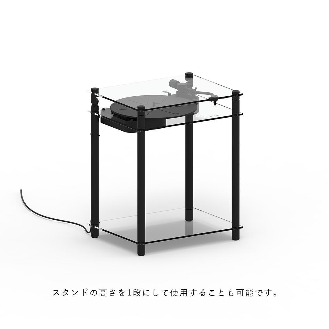 �ڤ����󤻡� TRANSPARENT (�ȥ�󥹥ڥ�����) Transparent Turntable Stand�ʥȥ�󥹥ڥ����� ������ơ��֥� ������ɡ� �֥�å�/�ۥ磻�� �̲�/���������ǥ�/�����ǥ���/����ƥꥢ����������եȡ�