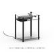 �ڤ����󤻡� TRANSPARENT (�ȥ�󥹥ڥ�����) Transparent Turntable Stand�ʥȥ�󥹥ڥ����� ������ơ��֥� ������ɡ� �֥�å�/�ۥ磻�� �̲�/���������ǥ�/�����ǥ���/����ƥꥢ����������եȡ�