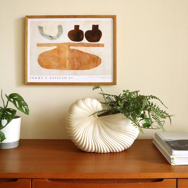 �ڤ����󤻡�Ferm Living (�ե������ӥ�)  Shell Pot(������ݥå�) ���եۥ磻�� �̲�/����ƥꥢ/����/�ե��١���/ȭ