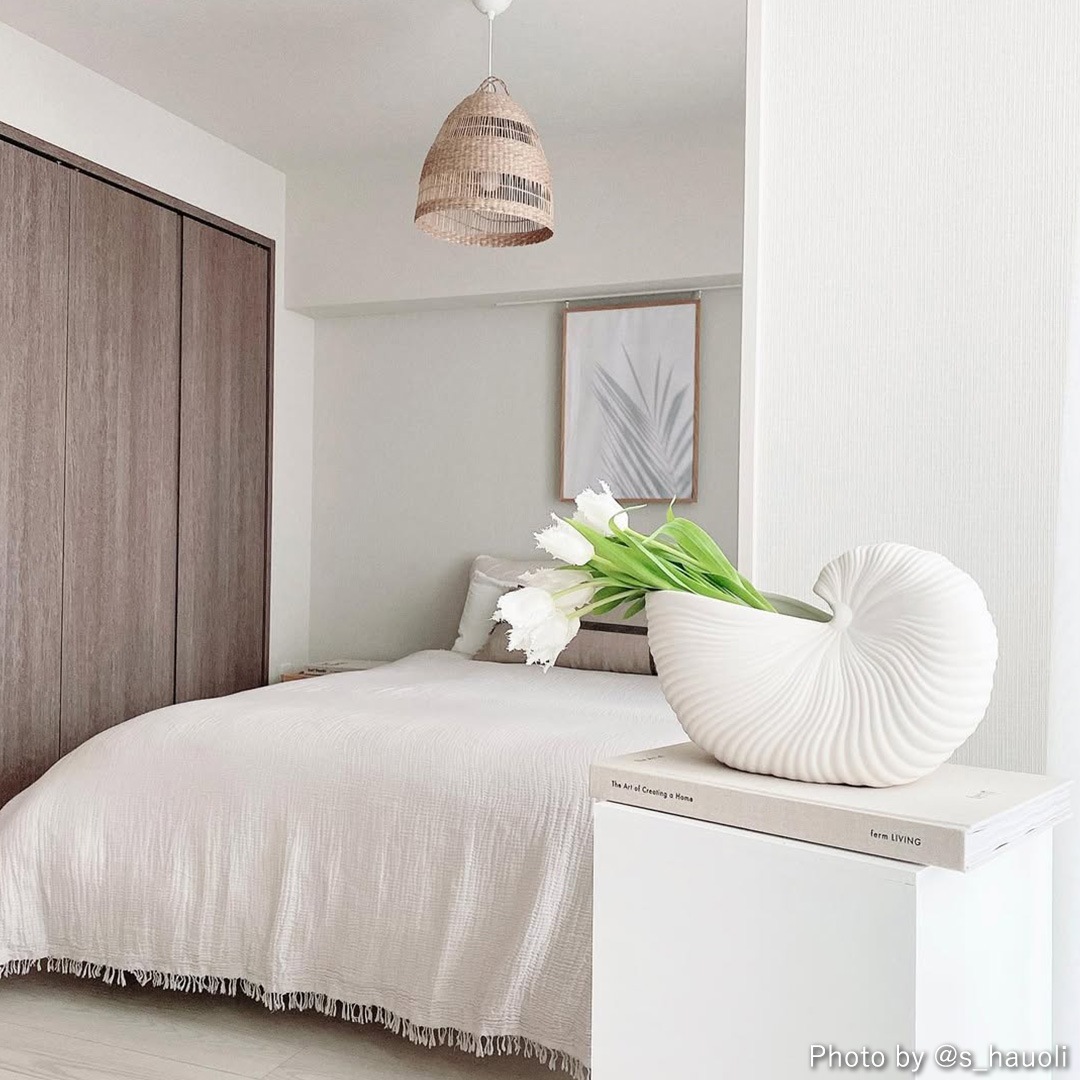 �ڤ����󤻡�Ferm Living (�ե������ӥ�)  Shell Pot(������ݥå�) ���եۥ磻�� �̲�/����ƥꥢ/����/�ե��١���/ȭ