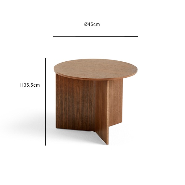 ڼȯ HAY (إ) Slit Table Wood åȥơ֥ Round /֥å ̲ƥꥢ//ơ֥/ɥơ֥