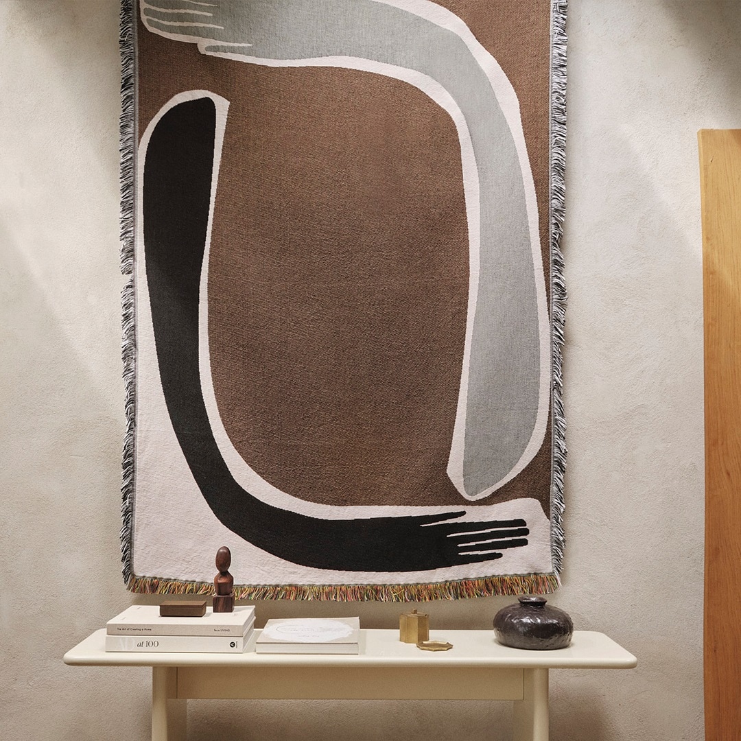 お取り寄せ】 Ferm Living (ファームリビング) Pose Tapestry Blanket