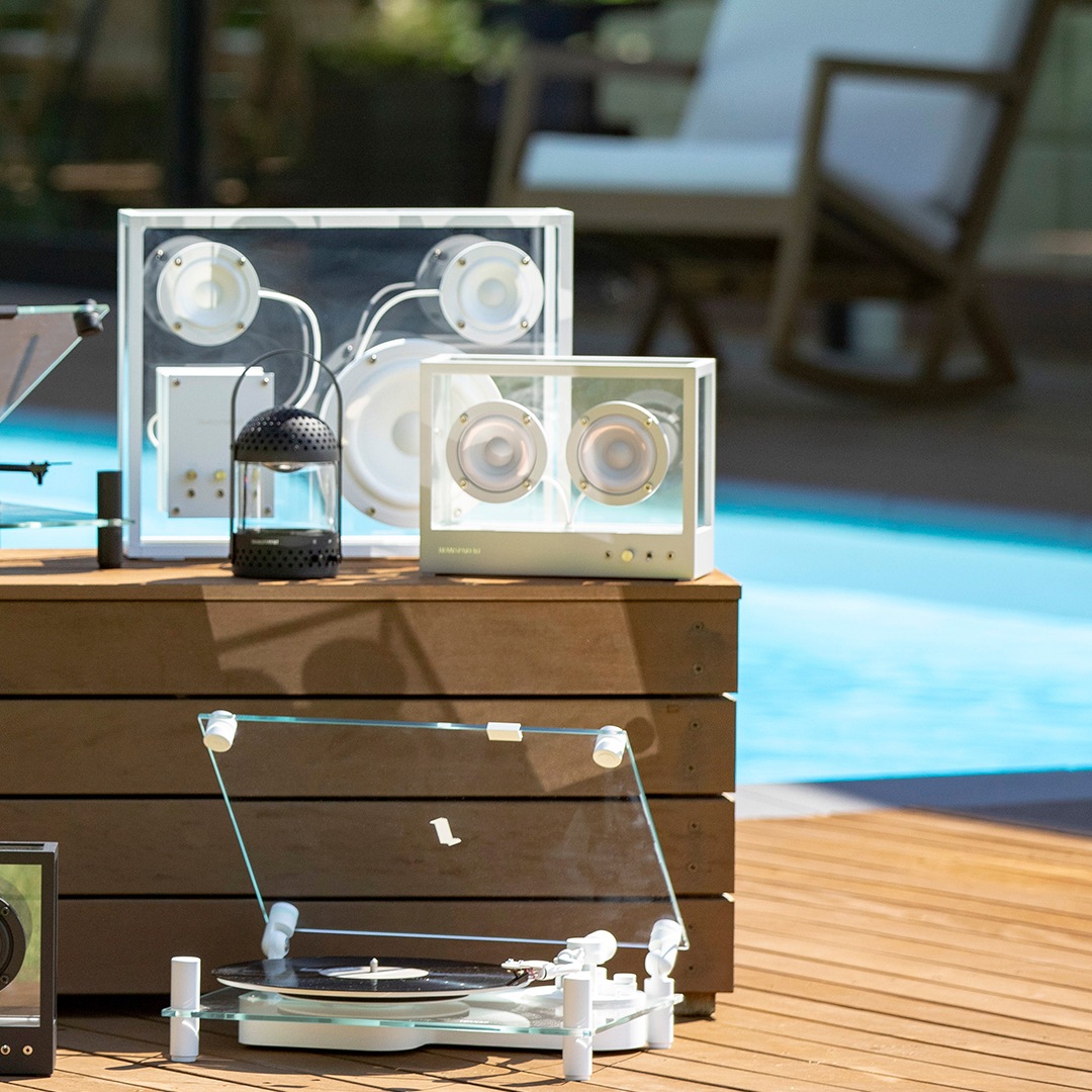 �ڤ����󤻡� TRANSPARENT (�ȥ�󥹥ڥ�����) Small Transparent Speaker�ʥ��⡼�� �ȥ�󥹥ڥ����� ���ԡ������� �ۥ磻��/�֥�å�/�᥿�� �̲�/���������ǥ�/���ԡ�����/�����ǥ���/����ƥꥢ����������եȡ�