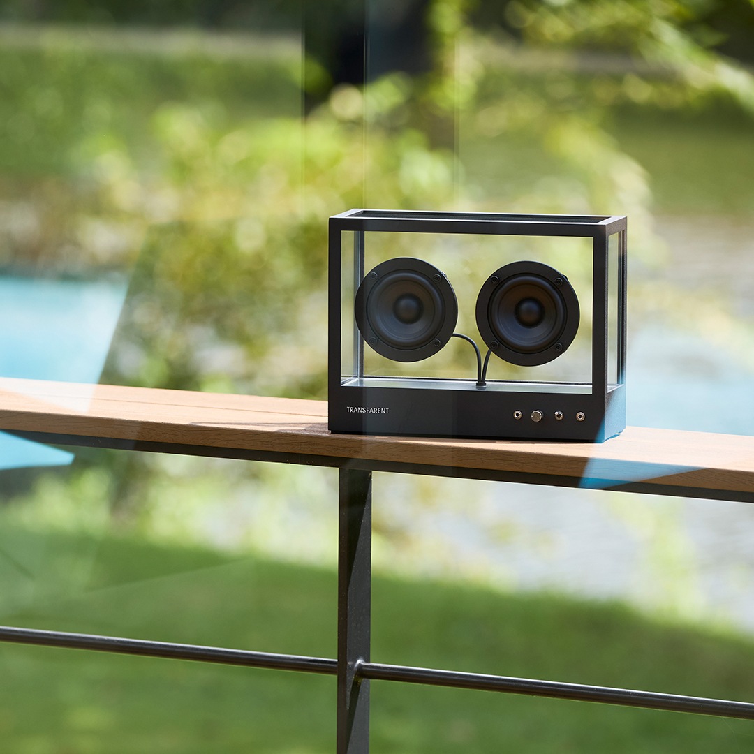 �ڤ����󤻡� TRANSPARENT (�ȥ�󥹥ڥ�����) Small Transparent Speaker�ʥ��⡼�� �ȥ�󥹥ڥ����� ���ԡ������� �ۥ磻��/�֥�å�/�᥿�� �̲�/���������ǥ�/���ԡ�����/�����ǥ���/����ƥꥢ����������եȡ�