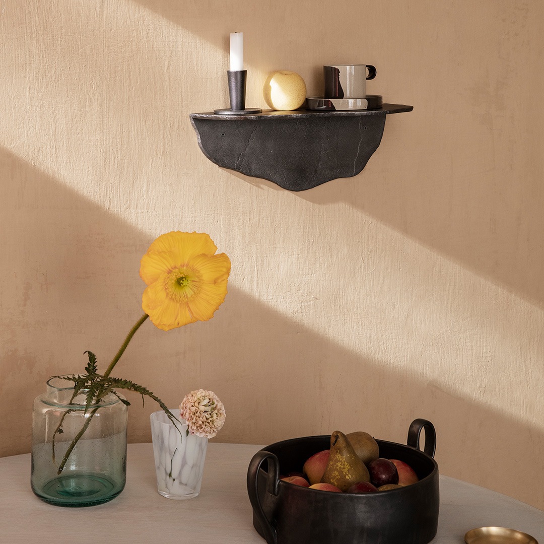 ��30%OFF��Ferm Living Fracture Shelf �ե饯���㡼������� �֥�å� �̲� ����ƥꥢ ê �ե������ӥ� ������������Ź��