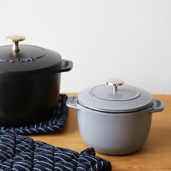 staub(ストウブ) ラ・ココット de GOHAN S ホーロー鍋12cm/0.77L 正規品保障 ココット ラ ストウブ staub de 12cm S GOHAN 調理器具