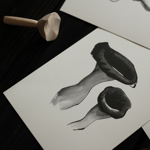 ��50%OFF��Teemu Jarvi (�ơ��ࡦ������) �ݥ����� A5 BLACK TRUMPET MUSHROOM�ʥ֥�å��ȥ��ڥåȥޥå���롼����̲�/����ƥꥢ/������������Ź�ʡڥ᡼���ء�