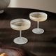 �ڤ櫓���ꡦ50%OFF��Ferm Living Ripple Champagne Saucers ��åץ� �����ѥ󥰥饹 2�ĥ��å� ���ꥢ �ե����� �̲� ����ƥꥢ �ե������ӥ� ������������Ź��