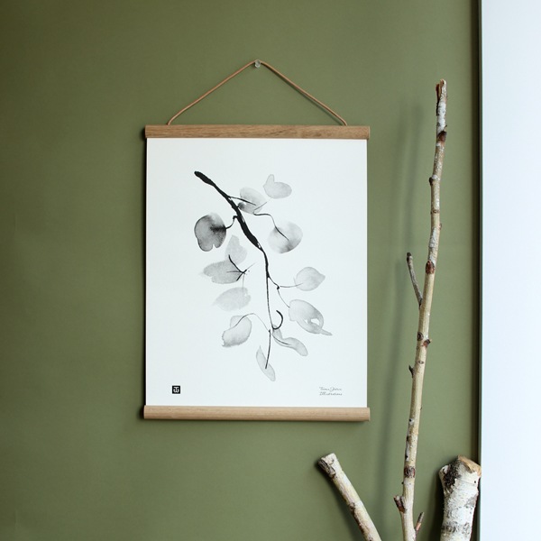 Teemu Jarvi (�ơ��ࡦ������) �ݥ����� 30��40cm BIRCH BRANCH�ʥС����֥������̲�/����ƥꥢ/������������Ź��