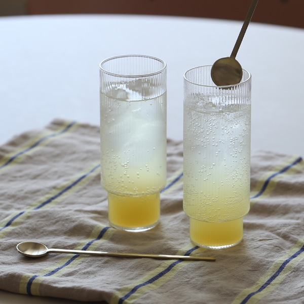 �ڤ櫓���ꡦ50%OFF��Ferm Living Ripple Long Drink Glasses ��åץ� ���󥰥��饹 4�ĥ��å� ���ꥢ ���⡼�����졼 �ե����� �̲� ����ƥꥢ �ե������ӥ� ������������Ź��