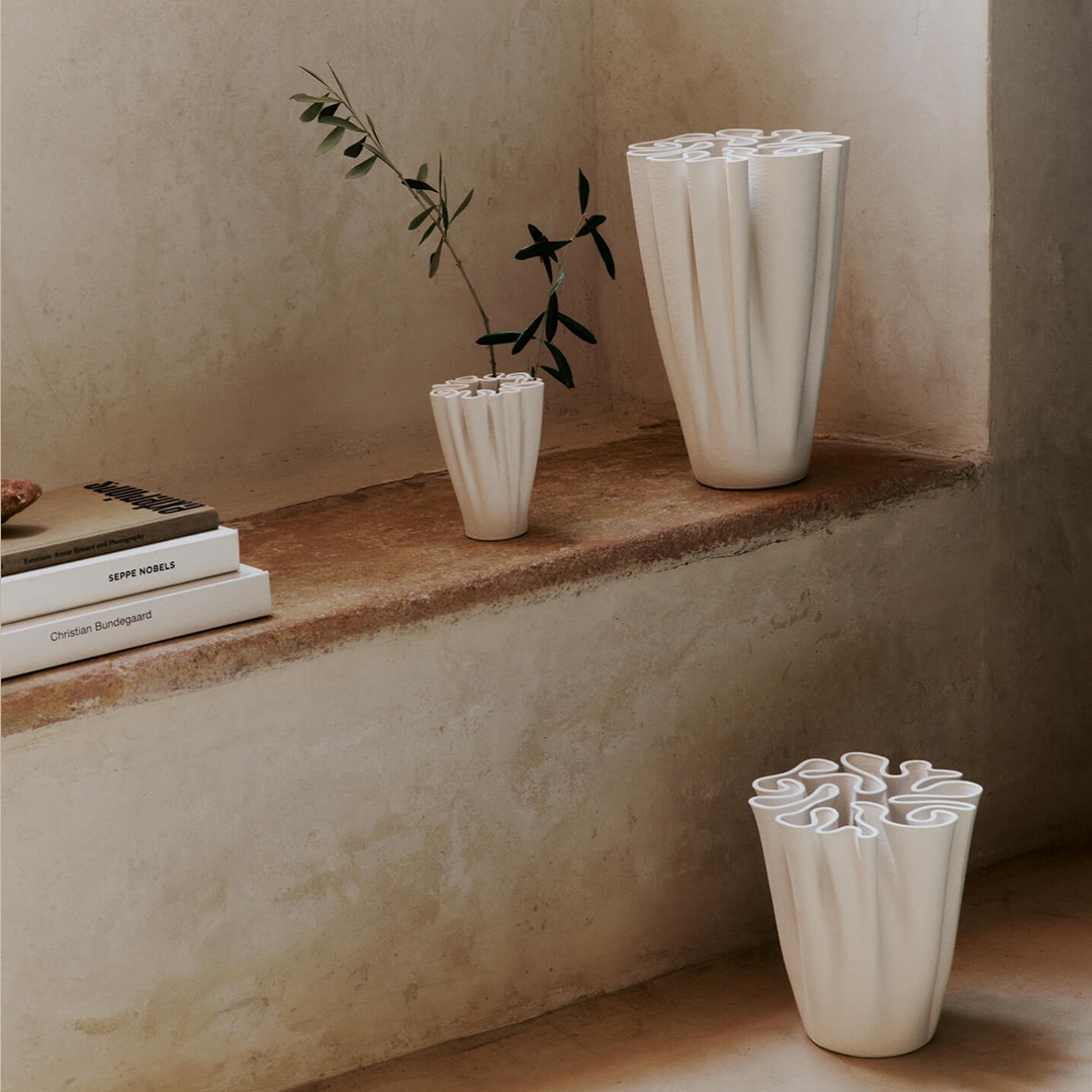 �ڤ����󤻡�Ferm Living (�ե������ӥ�) Dedali Vase (�ǥ��� �ե��١���) S �̲�/����ƥꥢ/����/��ӥ�/������������Ź��