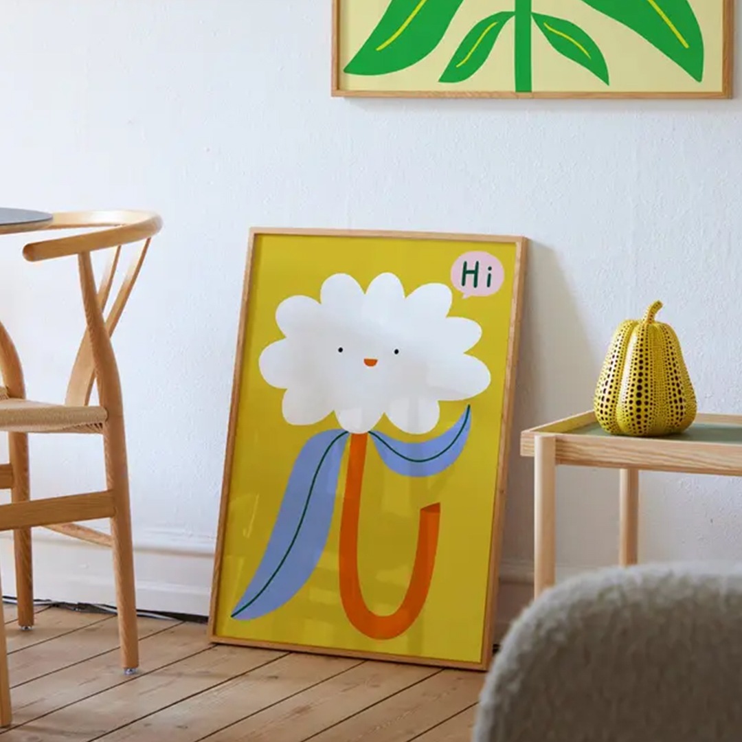 Paper Collective �ݥ�������50��70��Hi Flower 01 �̲� ����ƥꥢ������ �ڡ��ѡ����쥯�ƥ��� Marina Ayashiro ������������Ź�� �ڤ����󤻡ۡڥ����ڡ����оݡۡ�NEW�ǥ������