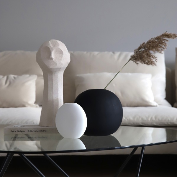 Cooee Design (���������ǥ�����) Ball Vase (�ܡ���١���) 20cm �ۥ磻��/�����/�֥�å���/���졼/�֥�å� �̲�/����ƥꥢ/����/������������Ź��