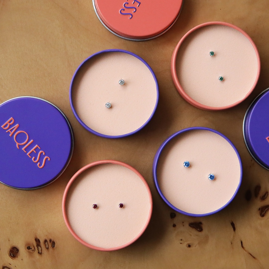 Baqless (�Хå��쥹) �ԥ��� 2.5mm Clarity�ʥ����ƥ��� �ۥ磻�� ����å��쥹/����å����η� �ڥ᡼���ء�