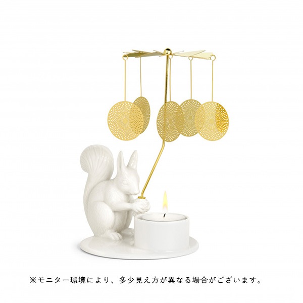 dottir (ドティエ) Winter Stories リス/ロータリーキャンドルホルダー
