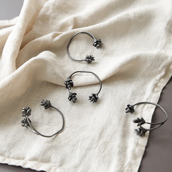 50%OFFFerm Living (եӥ) Forest Napkin Rings (ե쥹 ʥץ) 4ĥå ֥饹/֥å֥饹 ̲/ƥꥢ/ꥹޥ/ơ֥륦/ŹڥХåڡоݡ