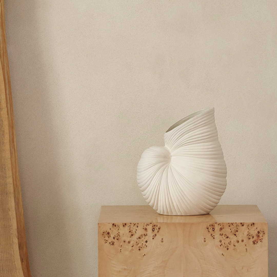 ��30%OFF��Ferm Living (�ե������ӥ�) Shell Vase (������١���) �̲�/����ƥꥢ/����/���֥���/������������Ź��