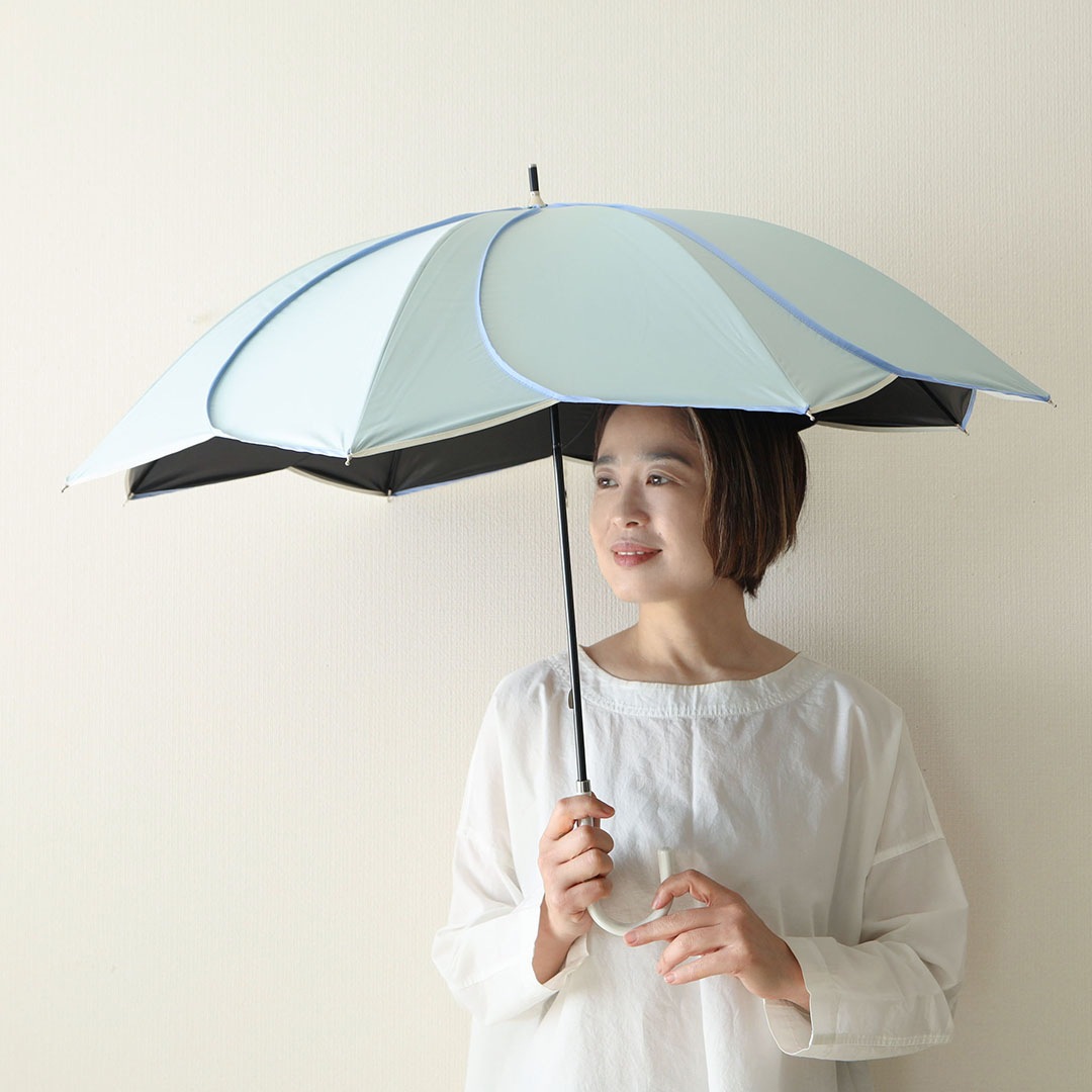 because (�ӥ�����) �����׸�100%UV���å����������ե�����֥����������ѡ� �ͥ��ӡ�/�֥롼/���꡼��/�ѡ��ץ�/�ۥ磻�� Ĺ��/�����׸�/��Ǯ/UPF54��/΢�̹�/���եȡ���������եȡ�