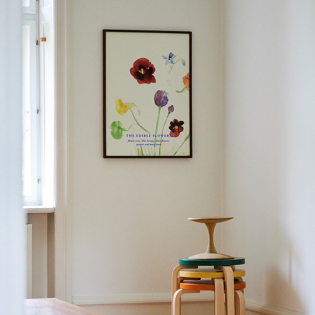 �ڥ����ڡ����оݡۡڤ����󤻡�Paper Collective (�ڡ��ѡ����쥯�ƥ���) �ݥ����� ��50��70��The Edible Flowers �̲�/����ƥꥢ/������/������������Ź��