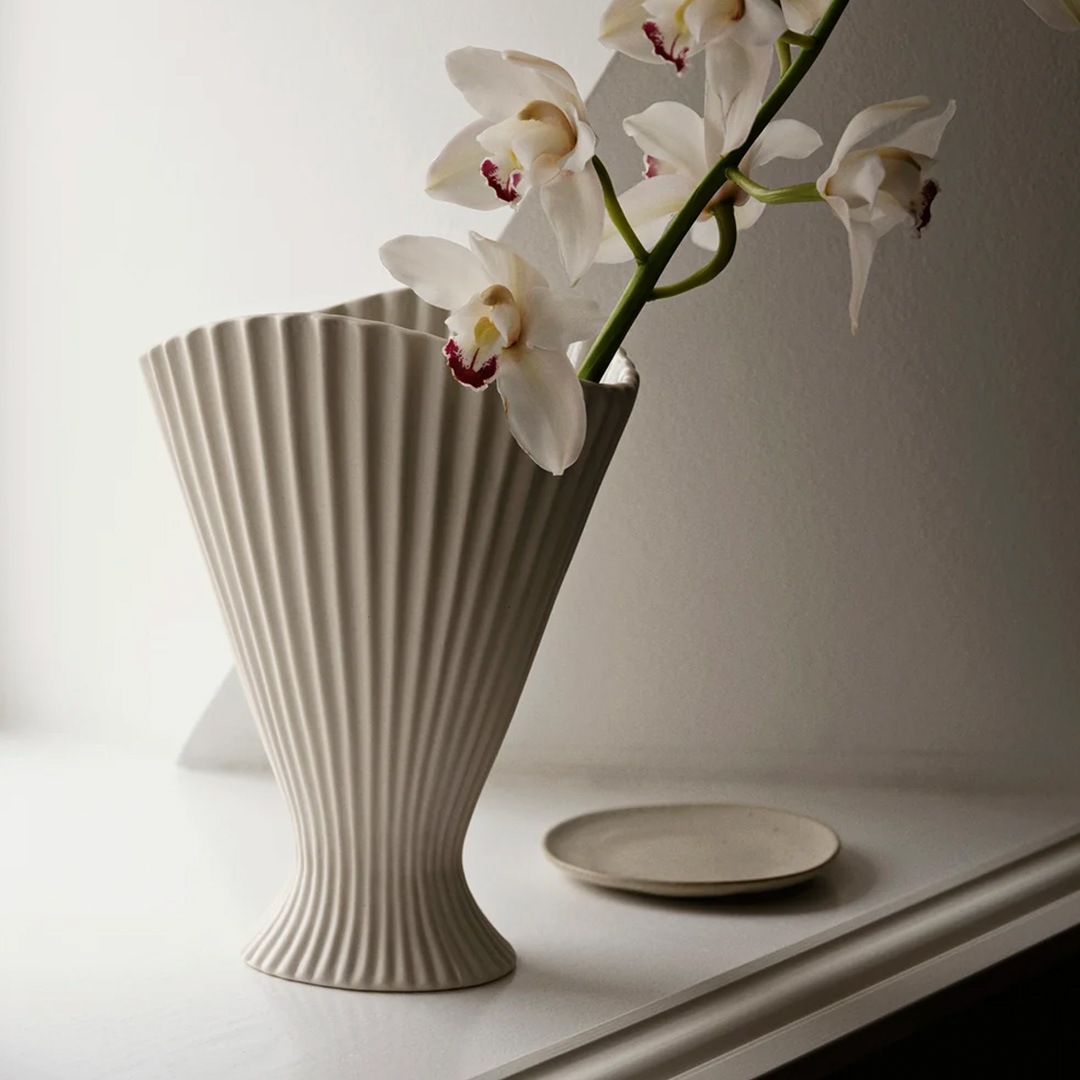 �ڤ櫓���ꡦ50%OFF��Ferm Living Fountain Vase L ���եۥ磻�� �̲� ����ƥꥢ �ե������ӥ� ������������Ź��