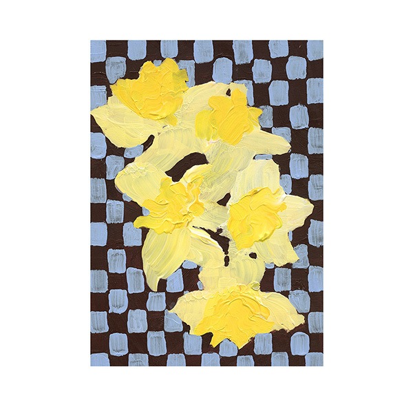Paper Collective �ݥ�������A4��Flowers with Checks 05 �̲� ����ƥꥢ ������ �ڡ��ѡ����쥯�ƥ��� Liat Greenberg ������������Ź�ʡڤ����󤻡ۡڥ����ڡ����оݡۡ�����̵����