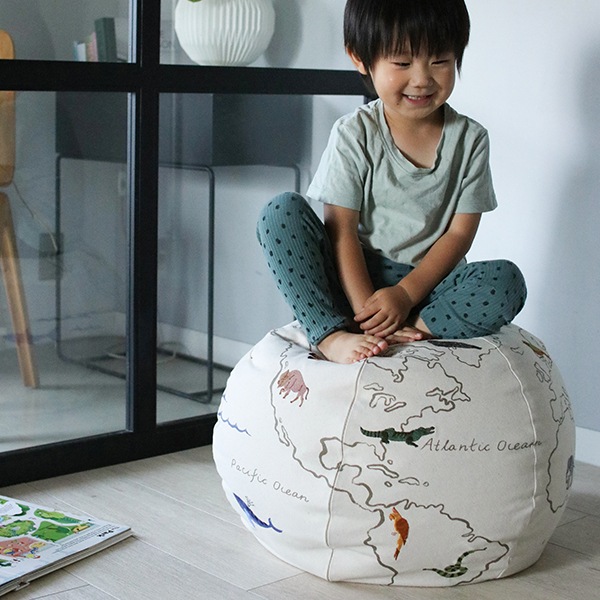 �ڤ����󤻡�Ferm Living (�ե������ӥ�) The World Pouf (���ɥץ�/���å����) �̲�/����ƥꥢ/�Ҷ�����/�եåȥ쥹��/������������Ź��