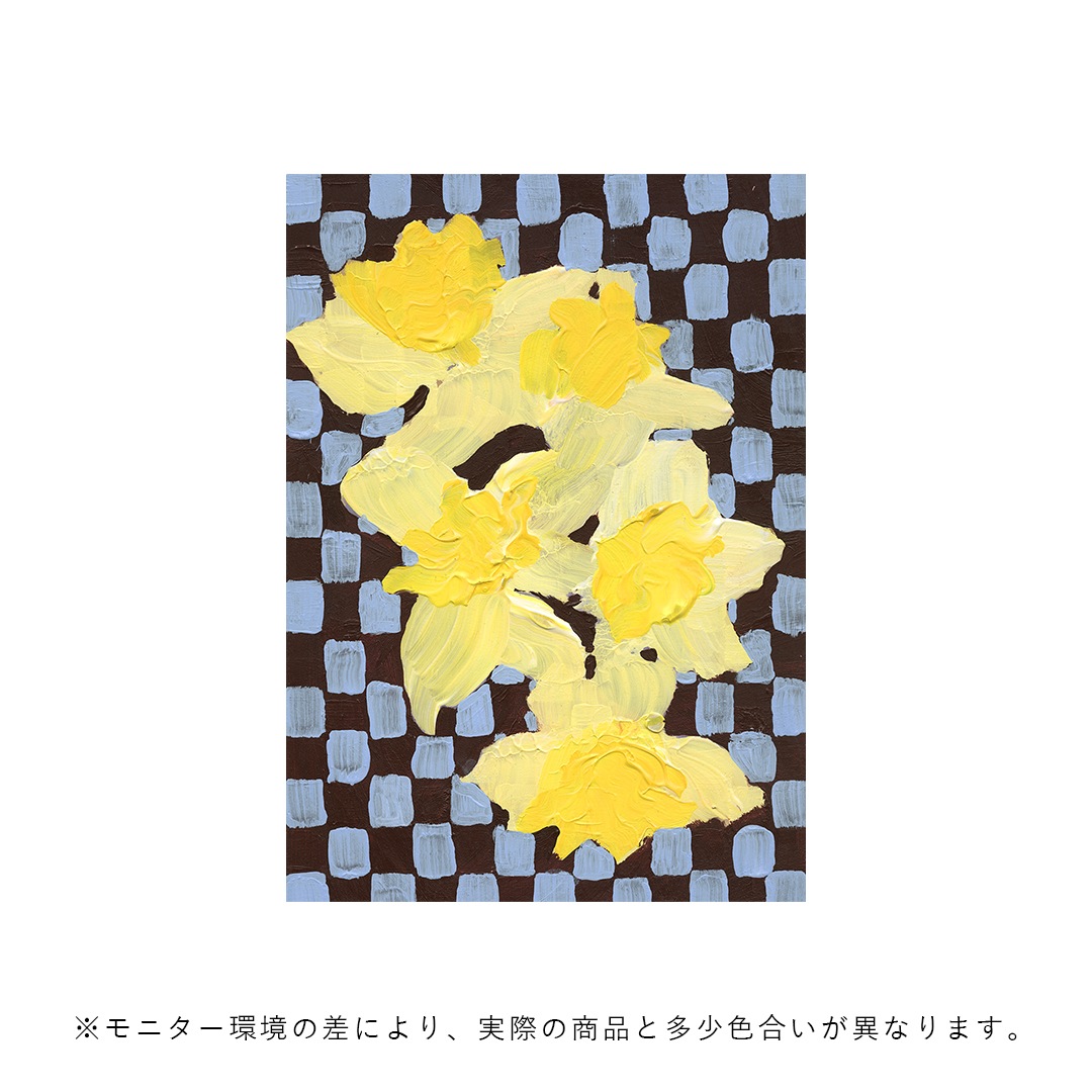 �ڥ����ڡ����оݡۡڤ����󤻡�Paper Collective (�ڡ��ѡ����쥯�ƥ���) �ݥ����� ��50��70�� Flowers with Checks 05 �̲�/����ƥꥢ/������/������������Ź�ʡڿ��ǥ������