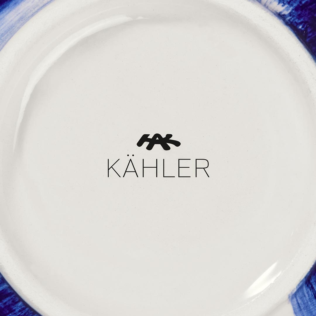 KAHLER (�����顼) Tulle Vase H22.5cm �֥롼 �̲��ǥ�����/����ƥꥢ/���֥���/����/������������Ź��