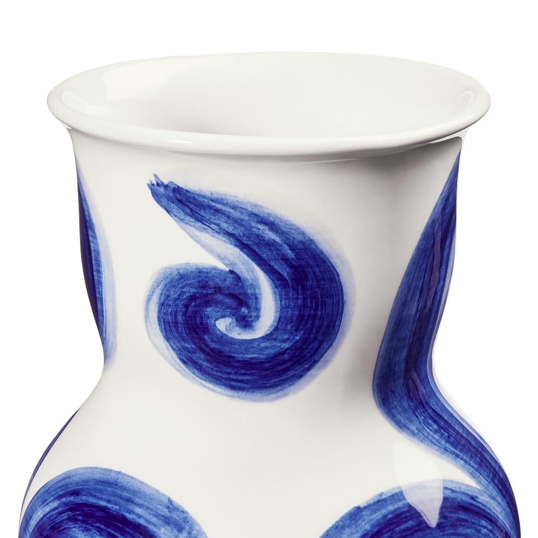 KAHLER (�����顼) Tulle Vase H22.5cm �֥롼 �̲��ǥ�����/����ƥꥢ/���֥���/����/������������Ź��