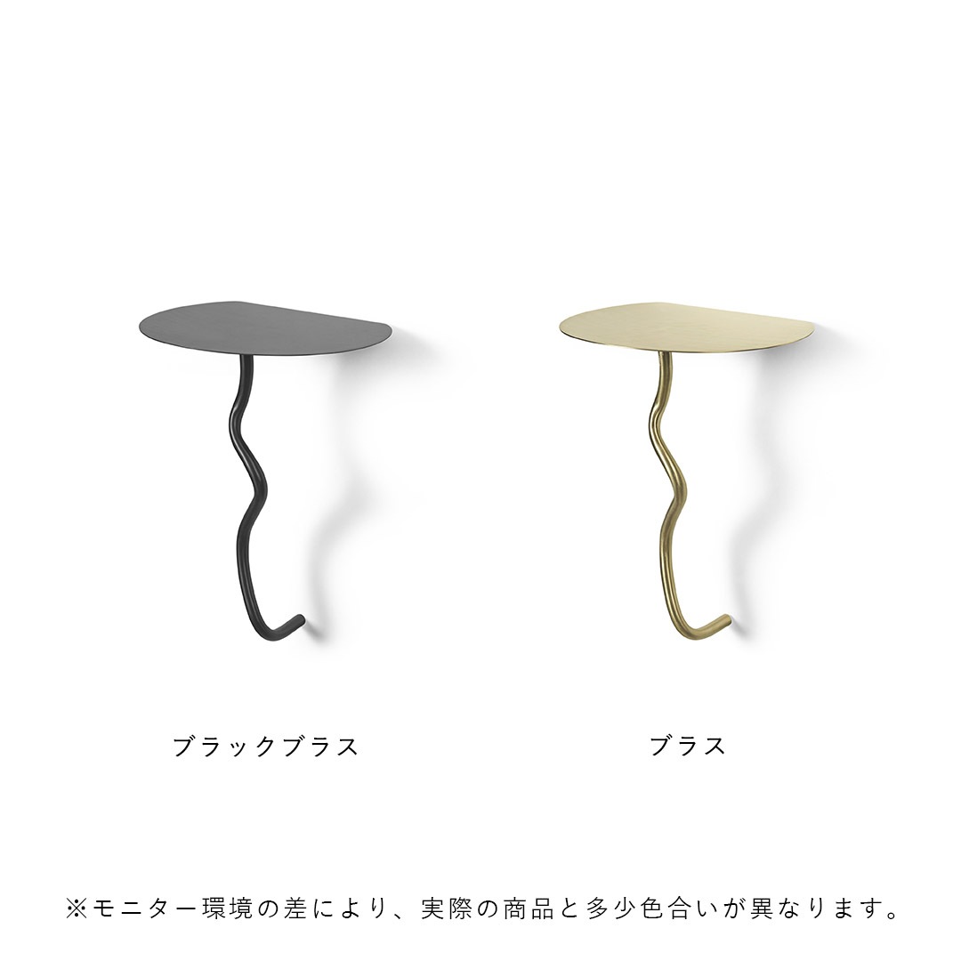 ��30��OFF��Ferm Living (�ե������ӥ�) Curvature Wall Table (�����Х��奢 ��������ơ��֥�) �֥饹/�֥�å��֥饹 �̲�/����ƥꥢ/�ȶ�/������������Ź�ʡڹ���߸ˤ����