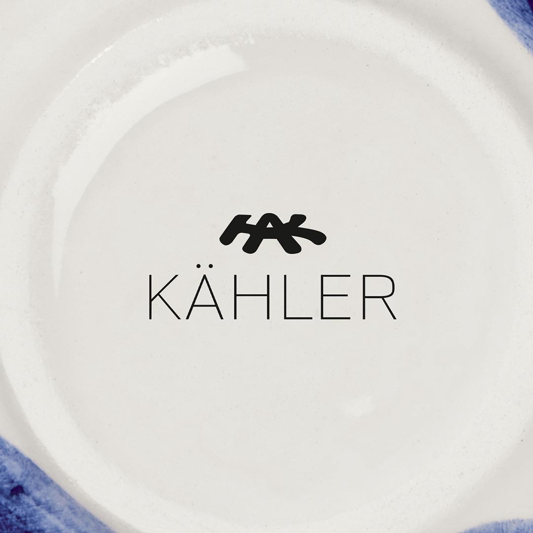 KAHLER (�����顼) Tulle Vase H10.5cm �֥롼 �̲��ǥ�����/����ƥꥢ/���֥���/����/������������Ź��