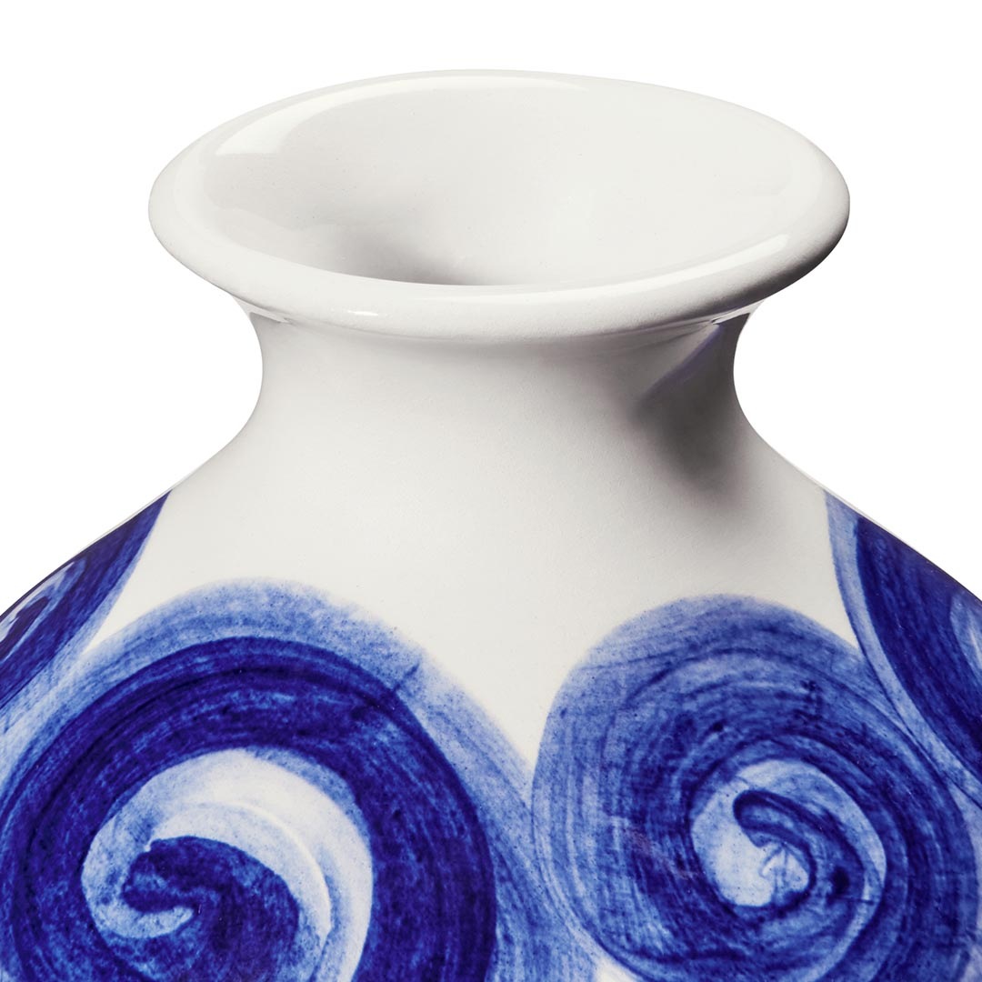 KAHLER (�����顼) Tulle Vase H10.5cm �֥롼 �̲��ǥ�����/����ƥꥢ/���֥���/����/������������Ź��