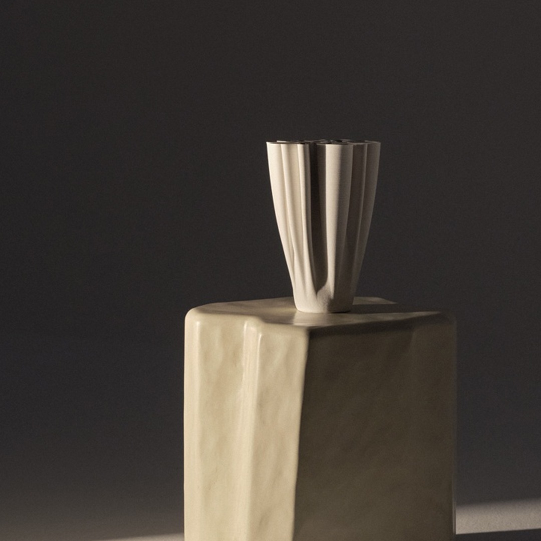 �ڤ����󤻡� Ferm Living (�ե������ӥ�) Dedali Vase (�ǥ��� �ե��١���) L �̲�/����ƥꥢ/����/��ӥ�/������������Ź��