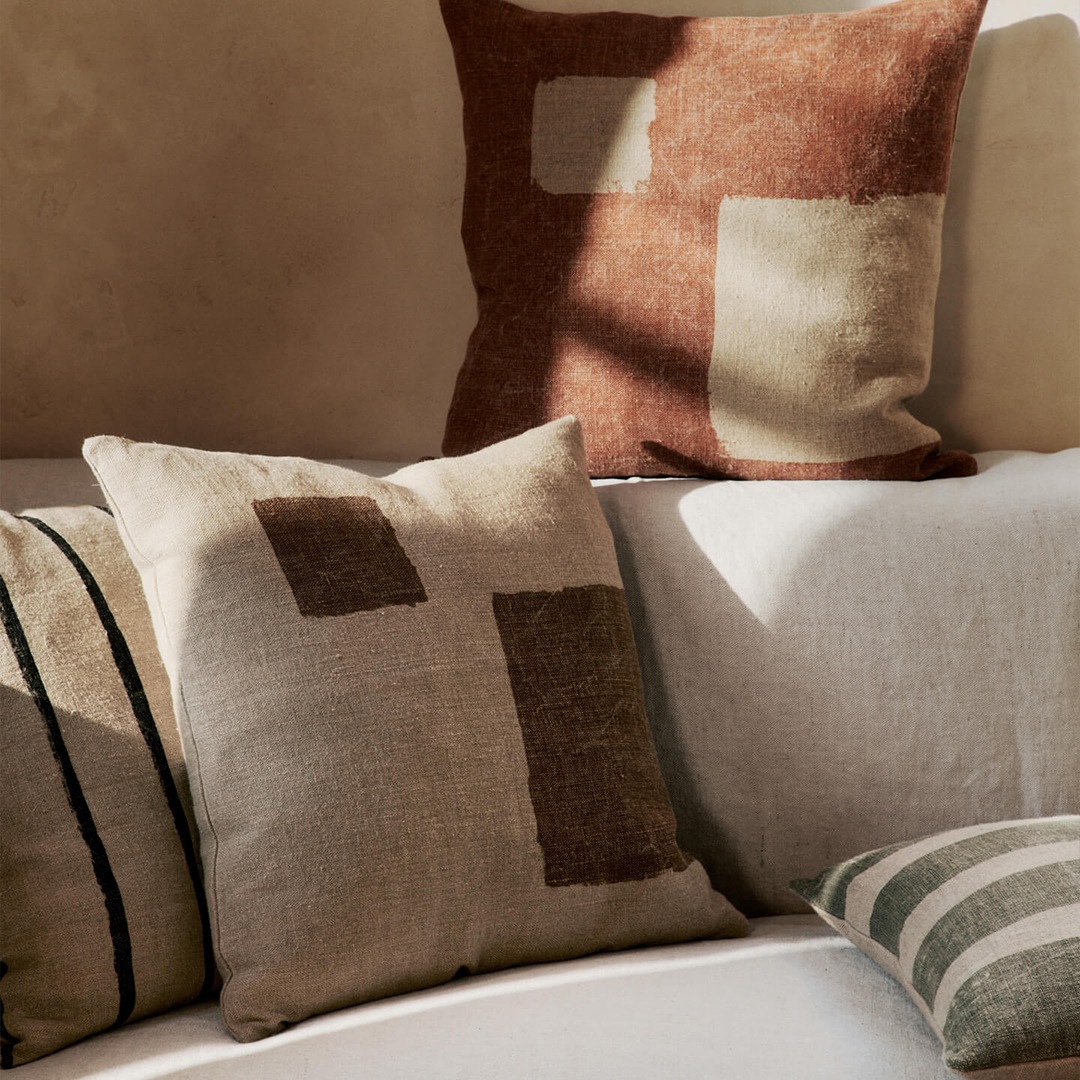 ڤ󤻡 Ferm Living (եӥ) Oleo Cushion (쥪 å) 5050cm ̲/ƥꥢ/ƥ/Ź