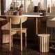 �ڹ���߸ˤ����Ferm Living (�ե������ӥ�) Herman Dining Chair Wood (�ϡ��ޥ�����˥󥰥����� ���å�) �ʥ����� �̲�/����ƥꥢ/�ȶ�/������������Ź��