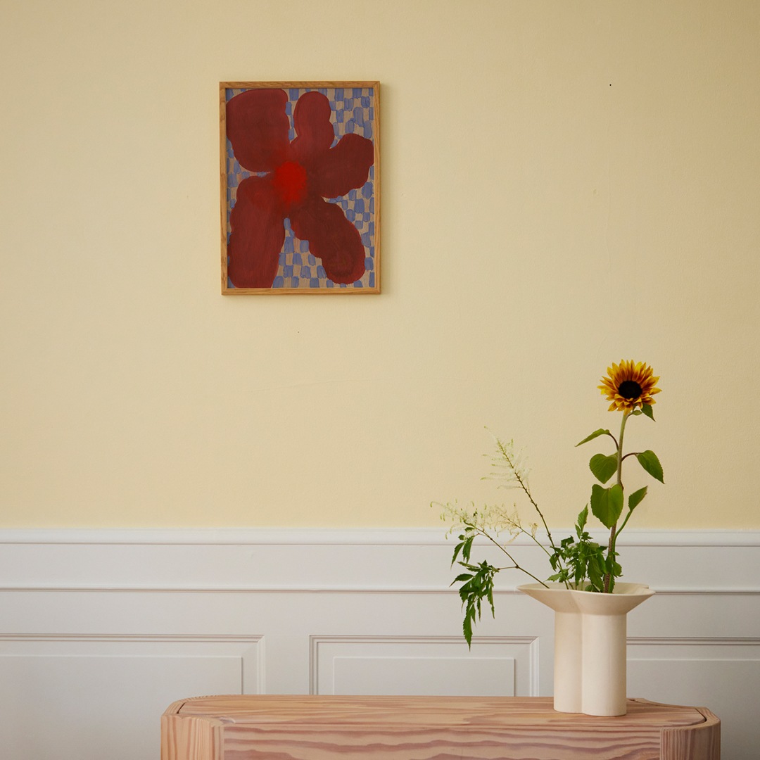 Paper Collective �ݥ�������30��40��Flowers with Checks 06 �̲� ����ƥꥢ ������ �ڡ��ѡ����쥯�ƥ��� Liat Greenberg ������������Ź�ʡڤ����󤻡ۡڥ����ڡ����оݡۡ�����̵����