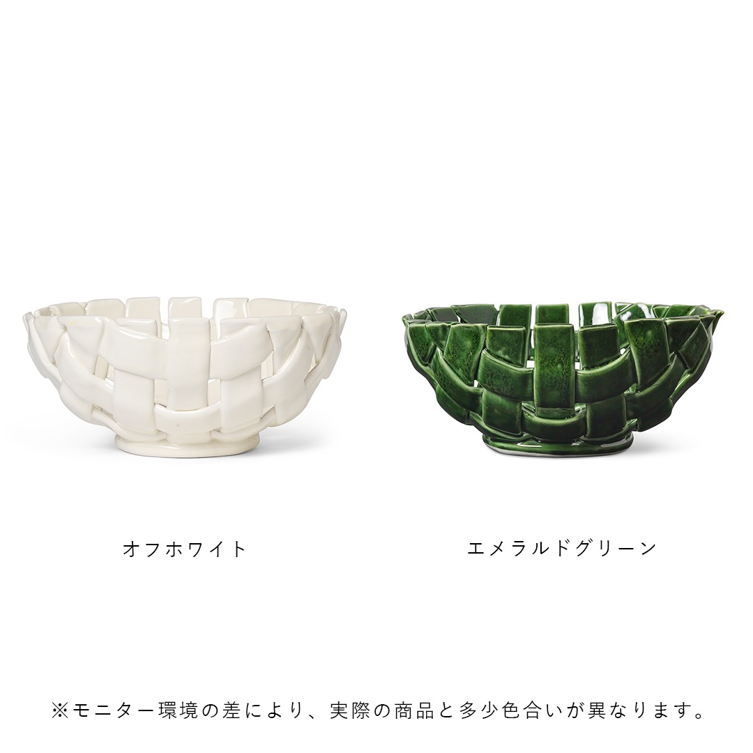 �ڤ����󤻡� Ferm Living (�ե������ӥ�) Plait Bowl (�ץ쥤�� �ܥ���� Ø24 ���եۥ磻�� /������ɥ��꡼�� �̲�/����ƥꥢ/������������Ź��