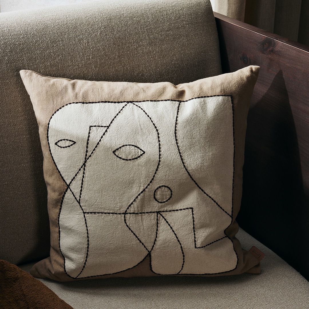 �ڤ櫓���ꡦ50%OFF��Ferm Living Figure Cushion �ե����奢 ���å���� �����ҡ� �������ȡ��� �̲� ����ƥꥢ �ƥ��������� �ե������ӥ� ������������Ź��