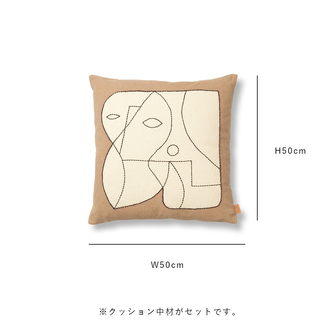 �ڤ櫓���ꡦ50%OFF��Ferm Living Figure Cushion �ե����奢 ���å���� �����ҡ� �������ȡ��� �̲� ����ƥꥢ �ƥ��������� �ե������ӥ� ������������Ź��