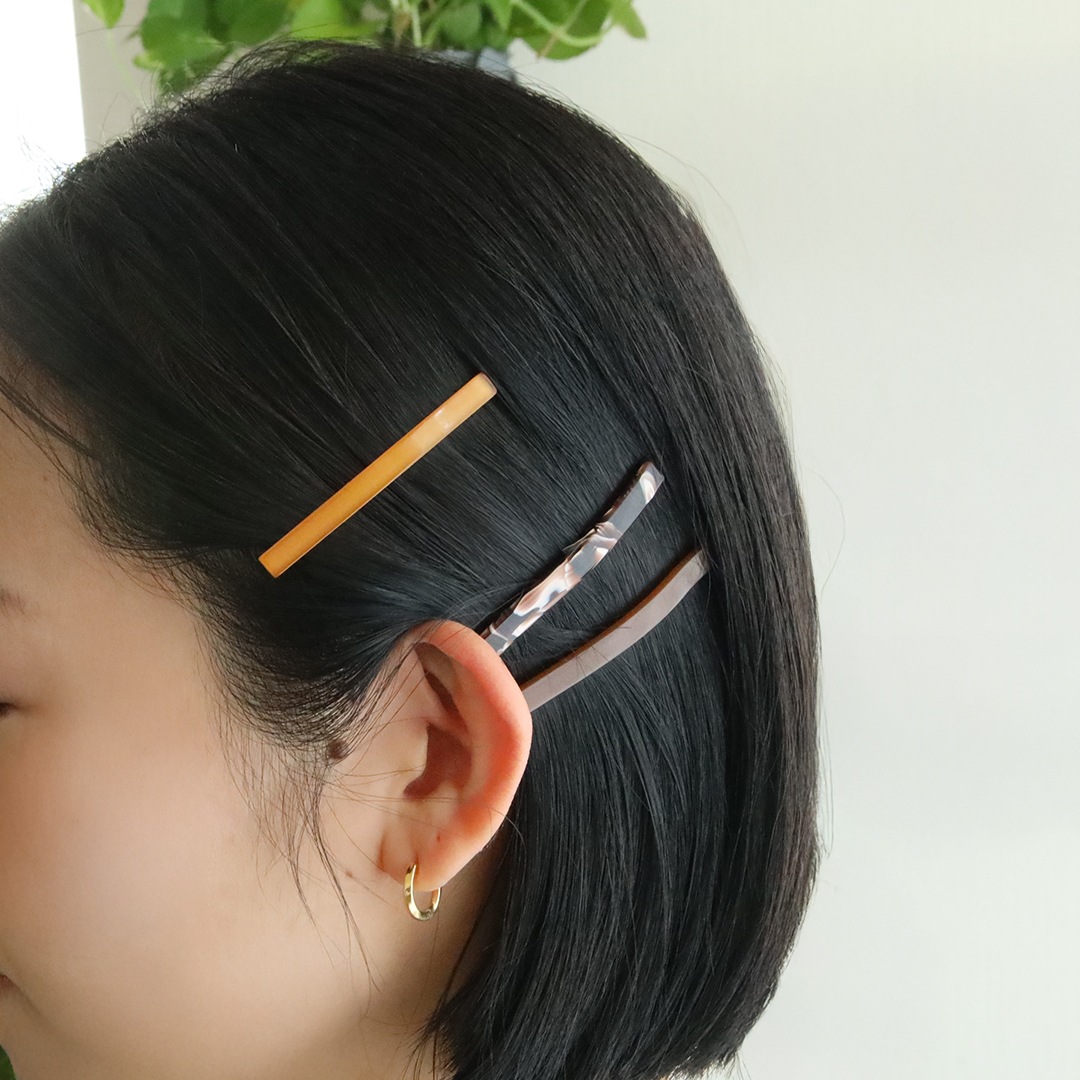 Pico (�ԥ�) �إ��ԥ�3�ĥ��å� Bobby Pin �֥饦�� �̲�/�إ����������꡼/���ե� �ڥ᡼���ء�